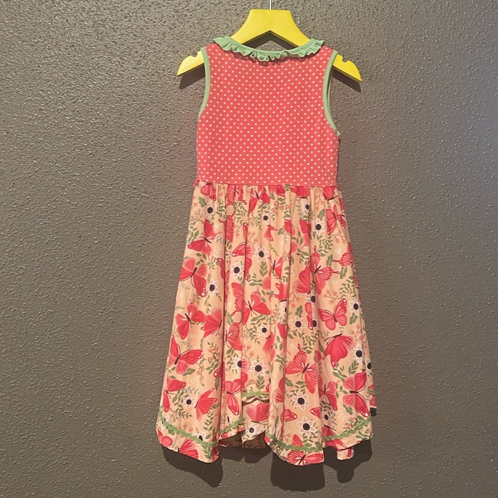 Matilda Jane Good to Go Dress- Butterfly Polka Dot Twirly - Picture 11 of 12